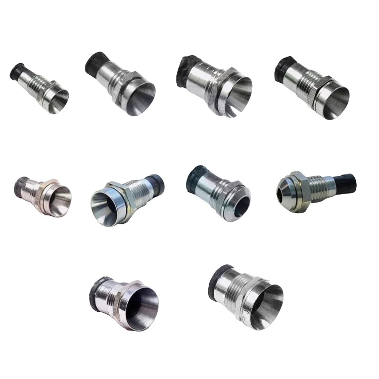 LED Holder Chrome Metal Silver Covered