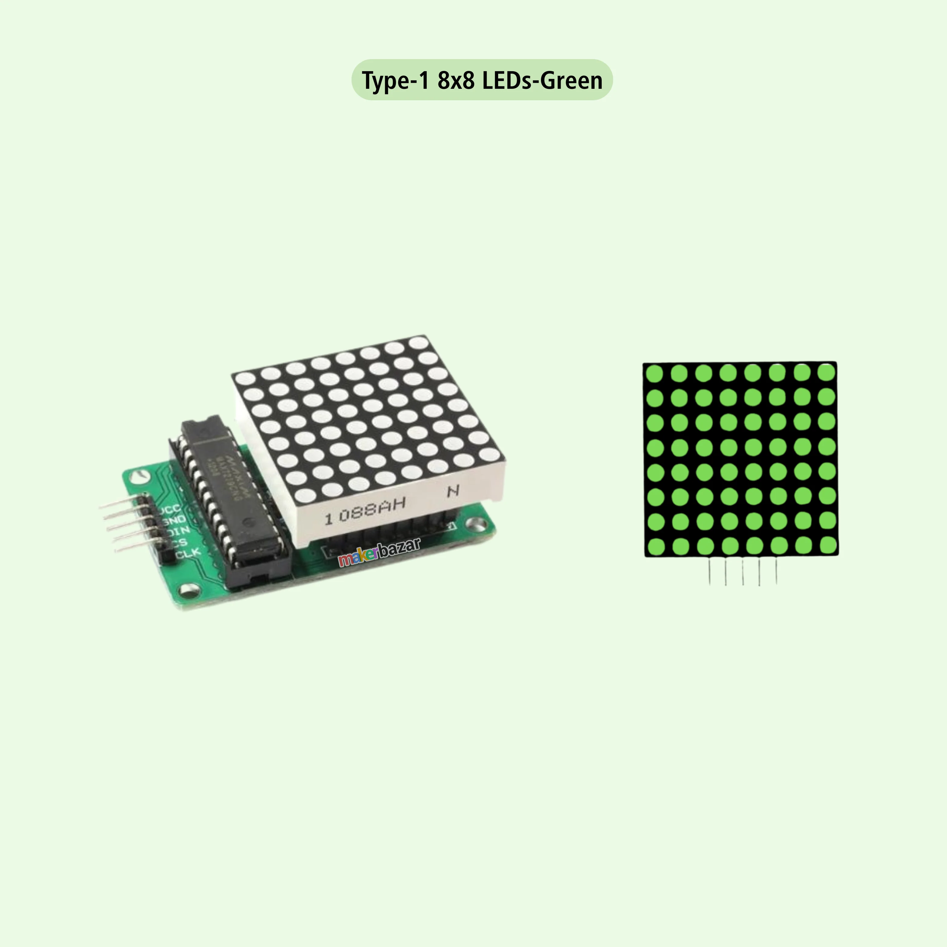 MAX7219 8x8 Dot Matrix Microcontroller Module LED Display - Image 4