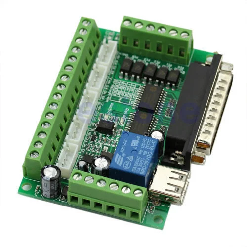 MACH3 Interface Board CNC 5 Axis With Optocoupler Adapter - Image 2