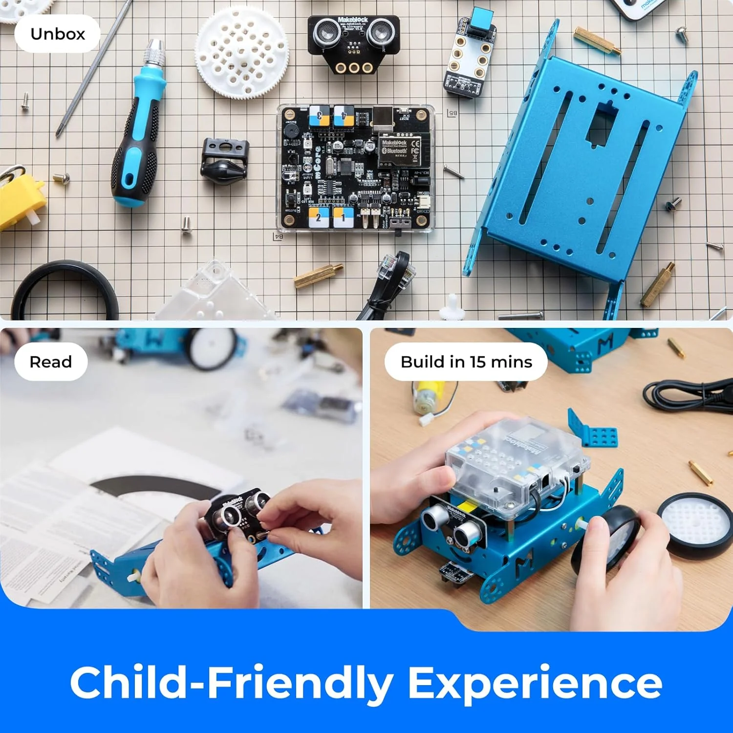Makeblock Mbot Programming Educational Robot DIY Kit V1.1 Bluetooth Version - Image 6