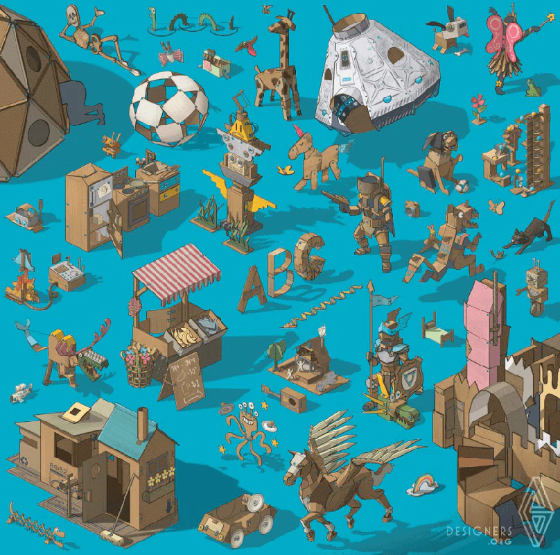 Makedo Cardboard Construction Toolkit - Image 4