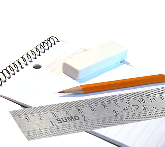 Generic: Stainless Steel Ruler Metal Scale 12inch/ 30cm - Image 4