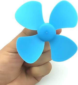 Four Blade Mini Propeller Toy Fan for 1.8mm Shaft - Image 2