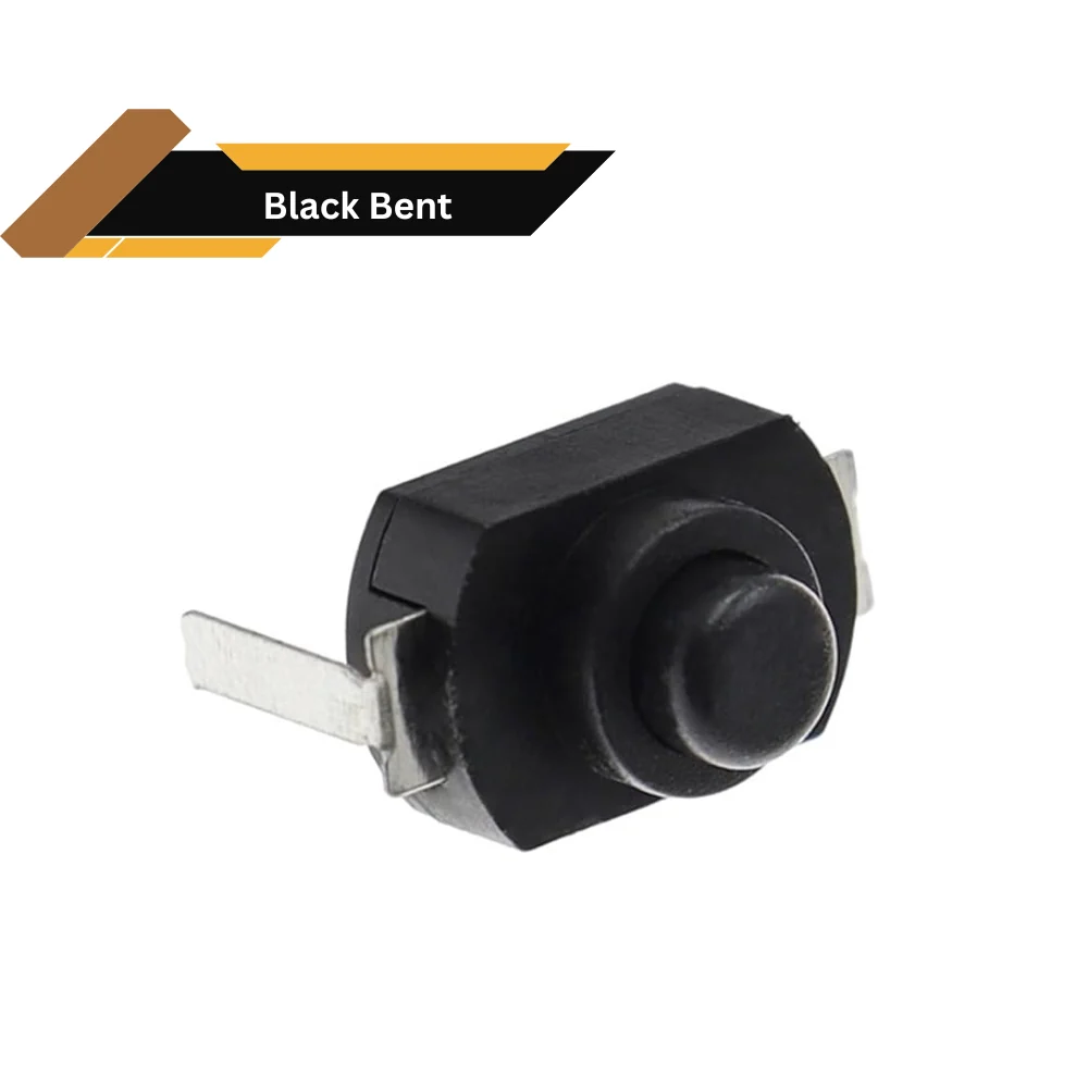 1210YD Self-Locking Torch Switch 12x10mm On-Off Button - Image 5