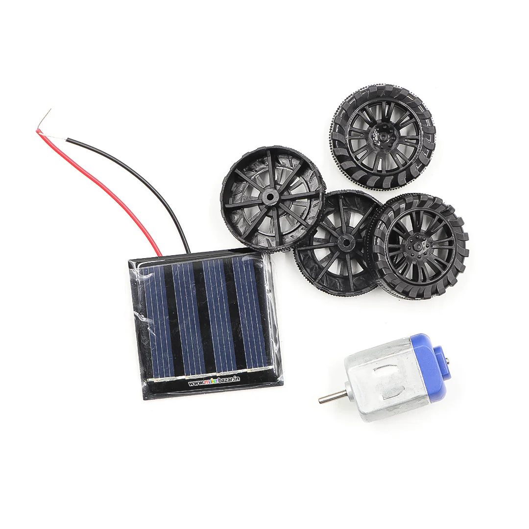 Mini Solar Powered DIY Toy Car Kit - Image 5