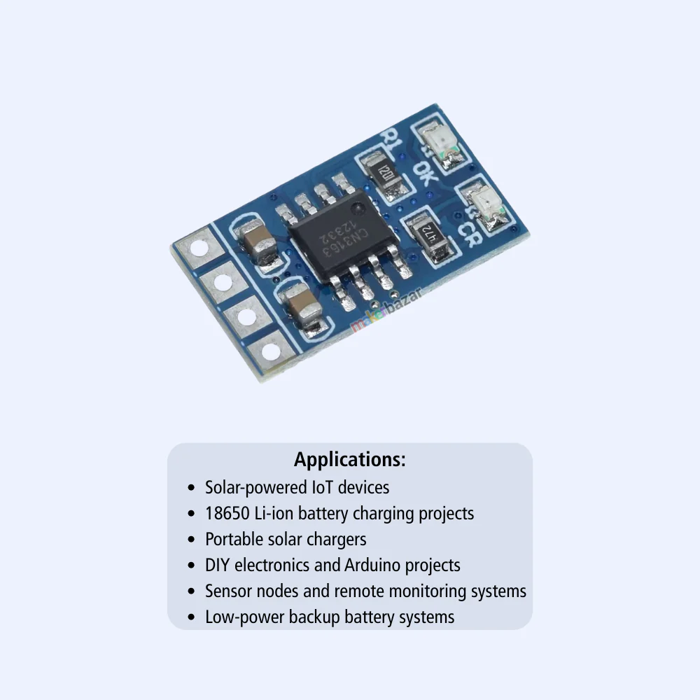 CN3163 MPPT Solar Charge Controller 1A 4.2V Li-ion Battery Charger Module - Image 4
