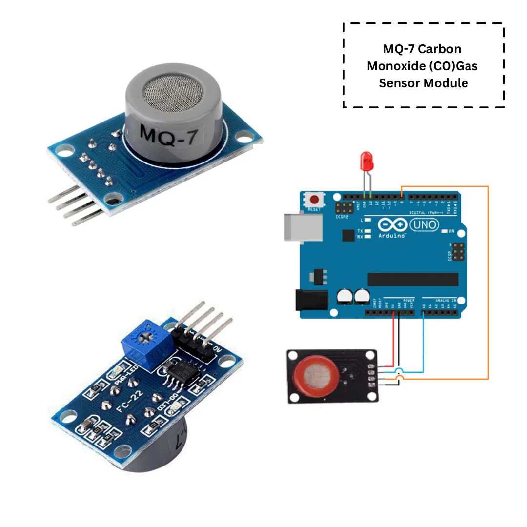 MQ Air Quality Gas Sensor Module [Rectangular PCB] - Image 8