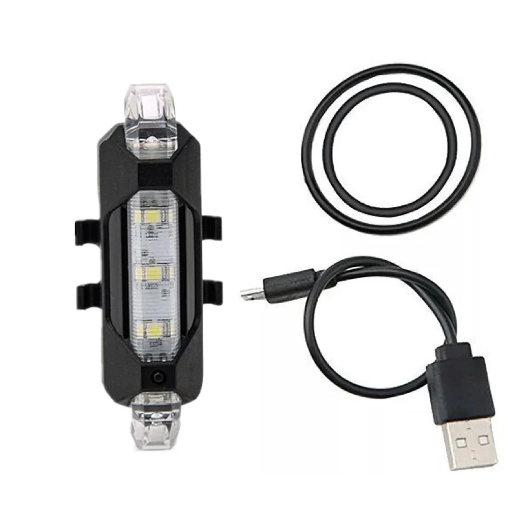 Waterproof USB Rechargeable Bike Light Tail Lamp for Safe Night Cycling - Image 5