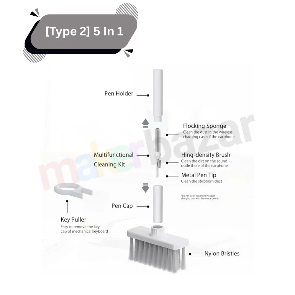 Multi-in-1 Smart Gadget Cleaning Kit – Ideal for Earbuds, Mobiles & Keyboards - Image 4