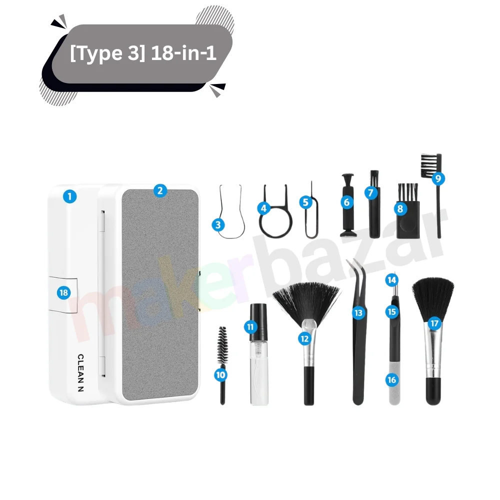 Multi-in-1 Smart Gadget Cleaning Kit – Ideal for Earbuds, Mobiles & Keyboards - Image 5