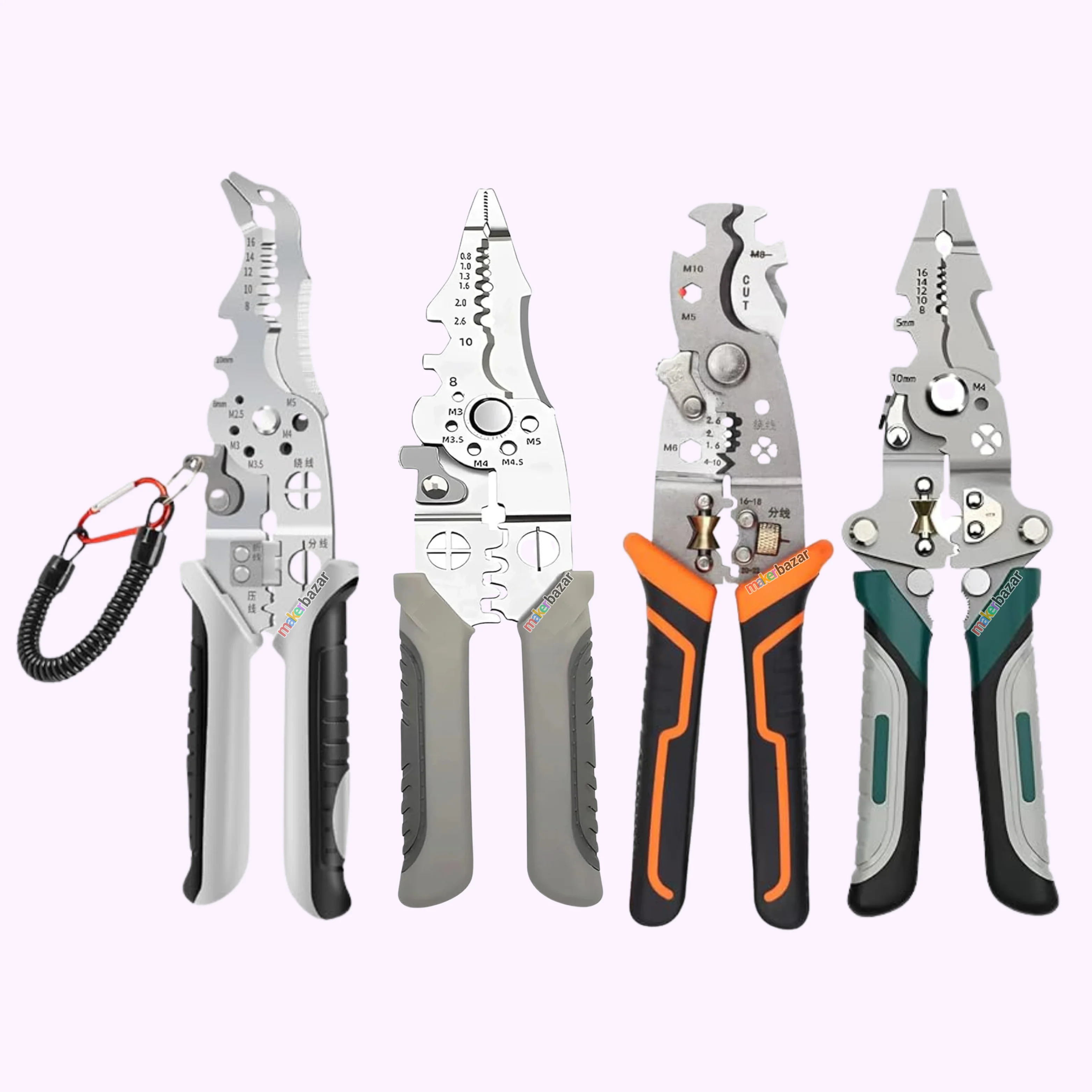 Multifunctional Wire Stripper, Crimper & Cable Cutter Tool Plier