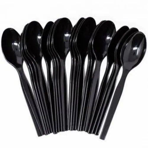 Plastic Black Spoon for DIY - Image 4