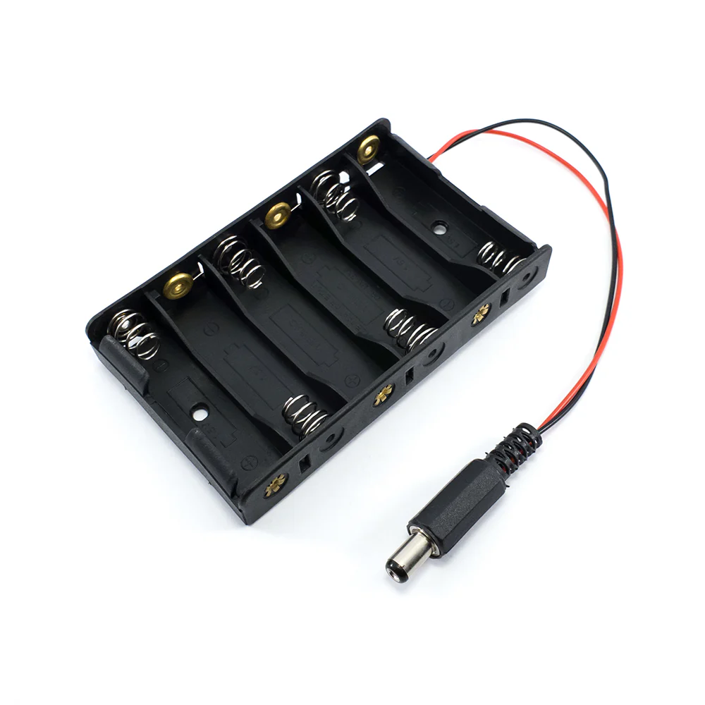 AA Cell Holder Open Plastic Case With Wire - Image 8