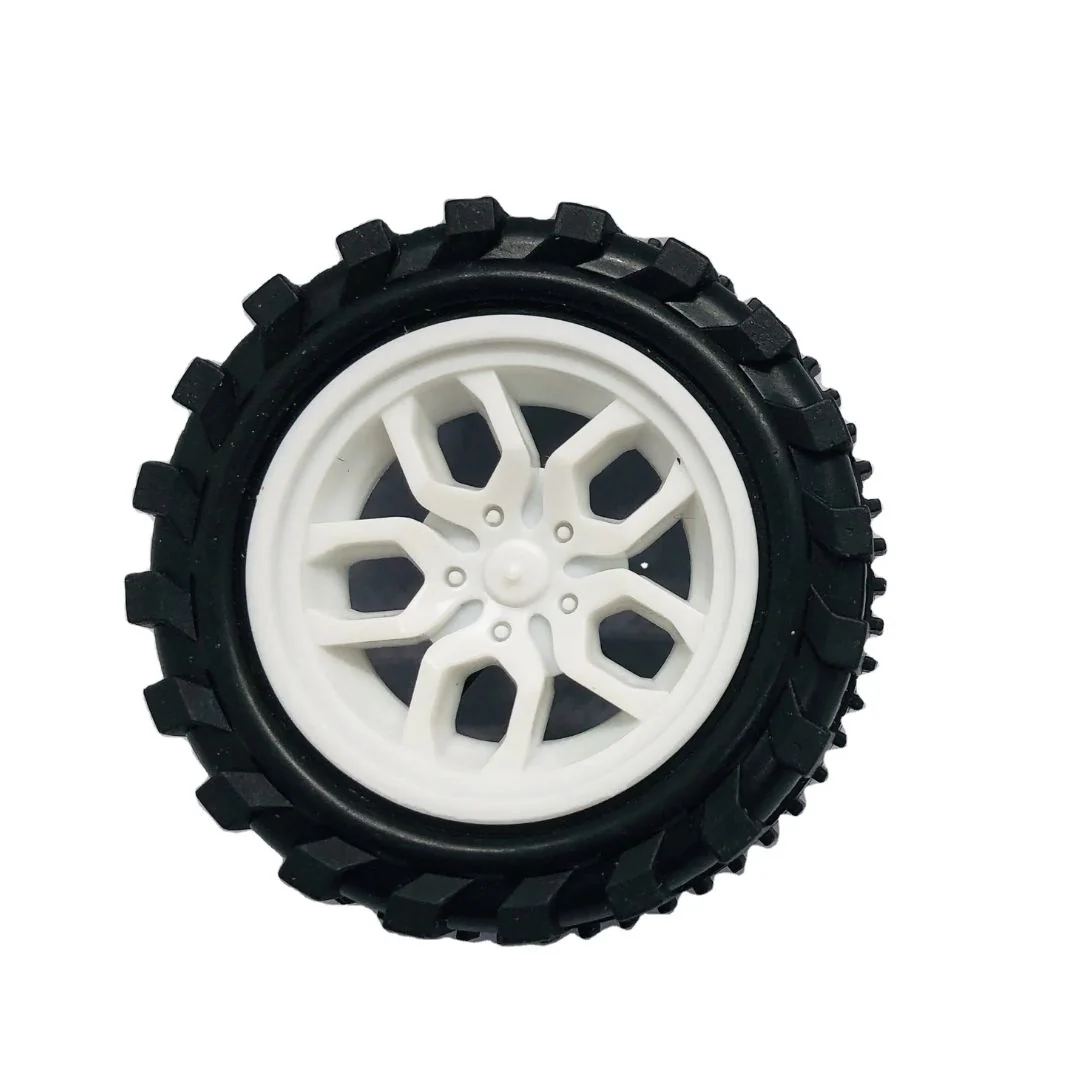 30x11mm DIY Plastic Wheels for 2mm Shaft RC Toys Motor - Image 3