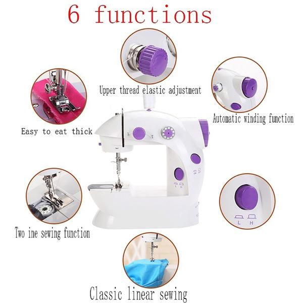 4-in-1 Semi-Automatic Portable Sewing Machine for Home/DIY - Image 11
