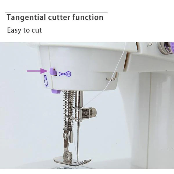 4-in-1 Semi-Automatic Portable Sewing Machine for Home/DIY - Image 5