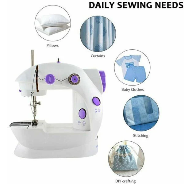 4-in-1 Semi-Automatic Portable Sewing Machine for Home/DIY - Image 9