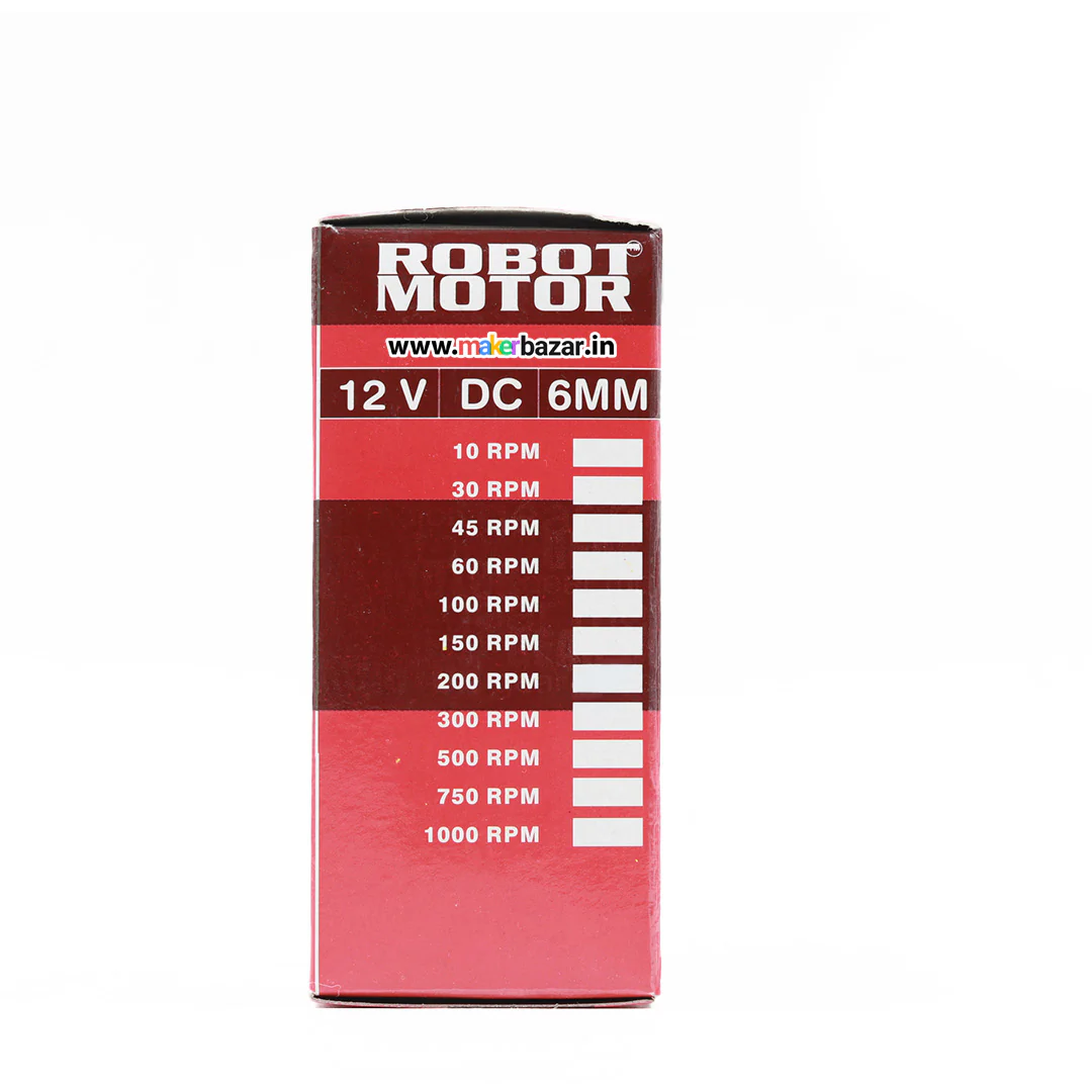 Premium White: 12V Centre Shaft DC Geared Motor - Image 18