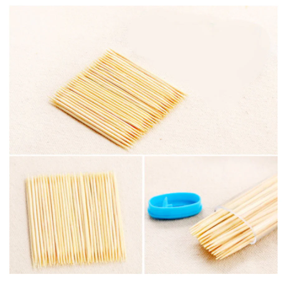 Premium Wooden Toothpick Box (Pointed Heads) with Dispensor for DIY/ Craft - Image 5