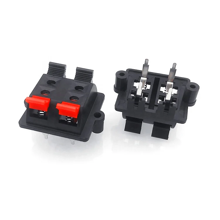 Press-Push-Type Speaker Terminal Block Spring Release Connector - Image 4