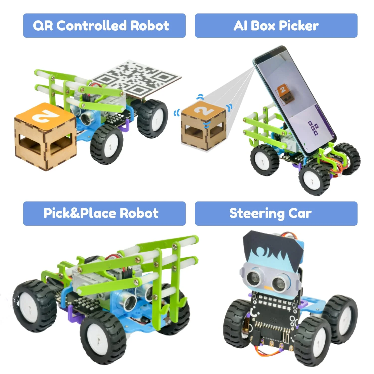 Quarky Ultimate Kit | Advanced AI Robot Toy Kit for 7+ Year Kids with Mechanical Construction & Model Making | Learn Robotics with 50+ Interesting AI & ML Projects - Image 8