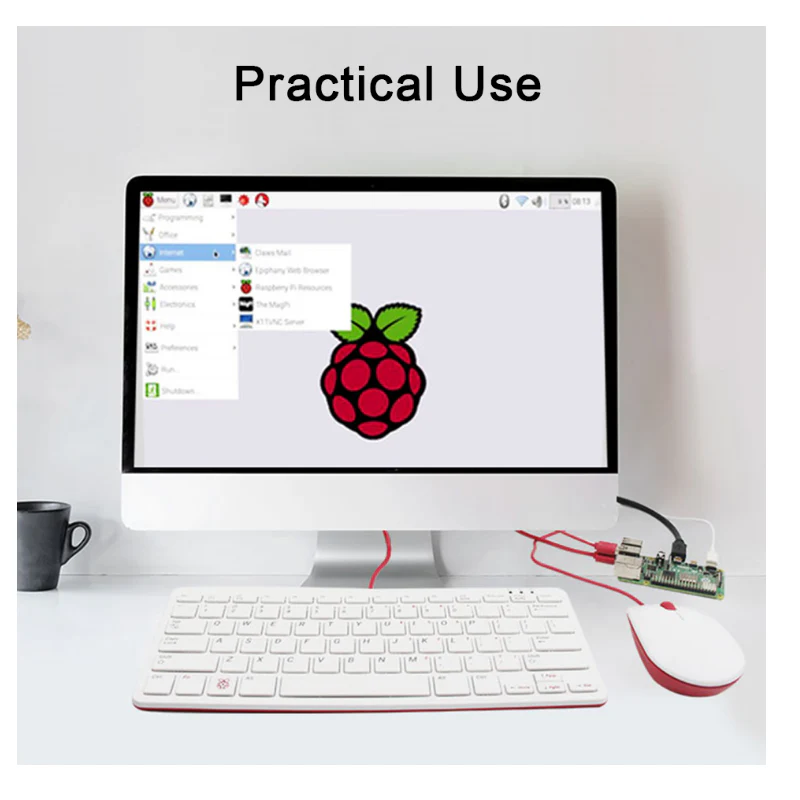 Raspberry Pi Official Keyboard - Red/White - Image 4