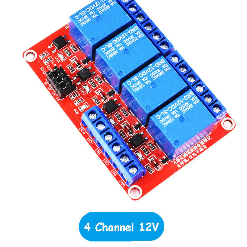Red Relay Board Module with High/Low Level Trigger Optocoupler - Image 16