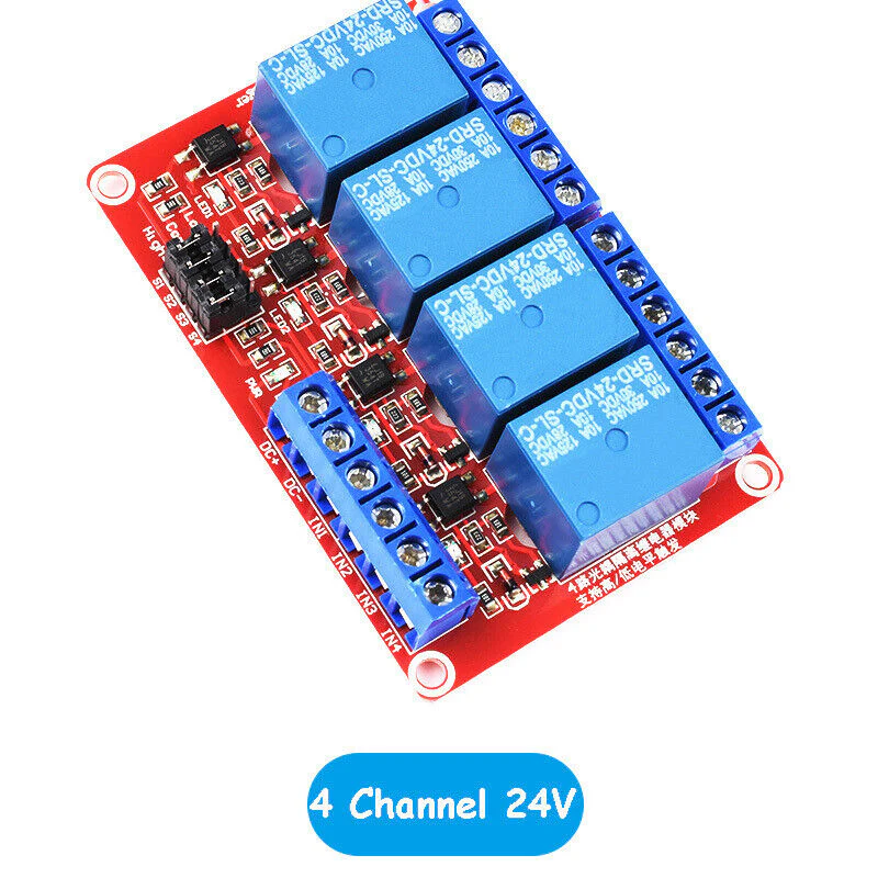 Red Relay Board Module with High/Low Level Trigger Optocoupler - Image 17