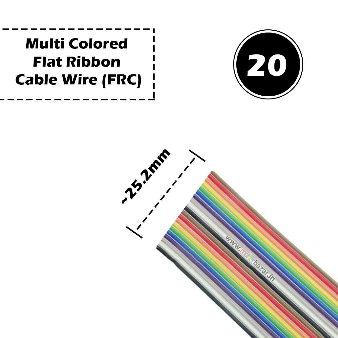 2651 FRC Dupont Wire Multi-Colored Flat Ribbon Cable - Image 5