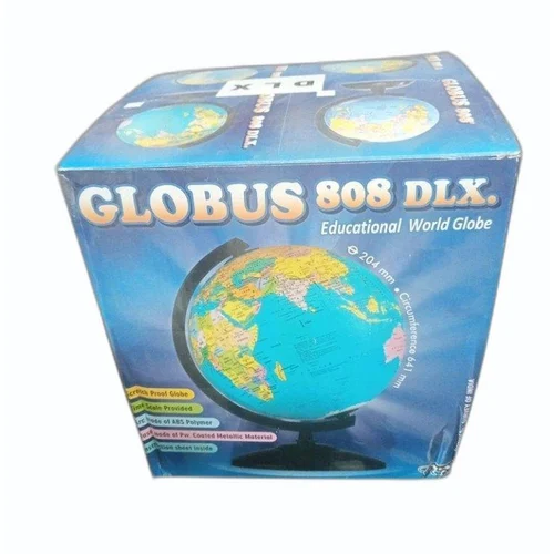 Rotating World Globe With Metal Base - Image 2