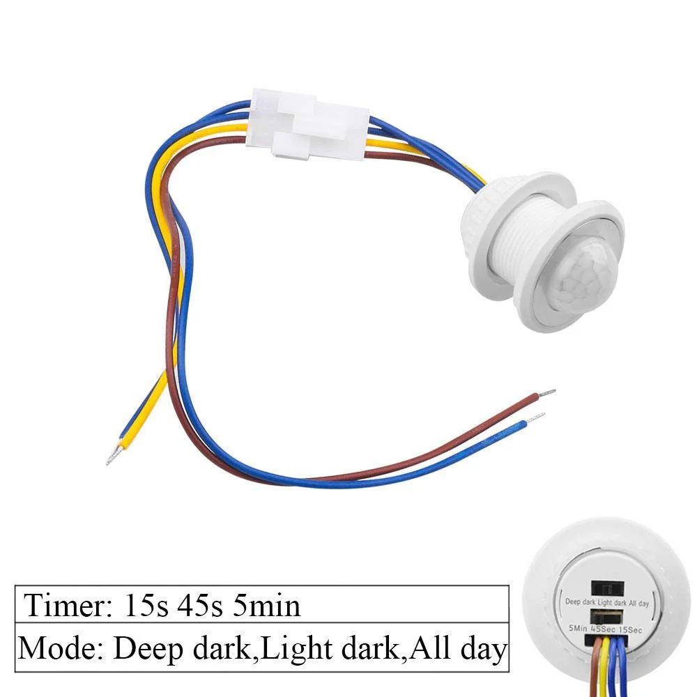 PIR Motion Sensor Switch Mountable Movement Detector - Image 5