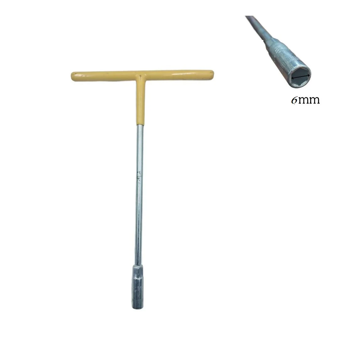 Rubber-Coated T-Grip Hexagon Socket Wrench Spanner Tool - Image 7