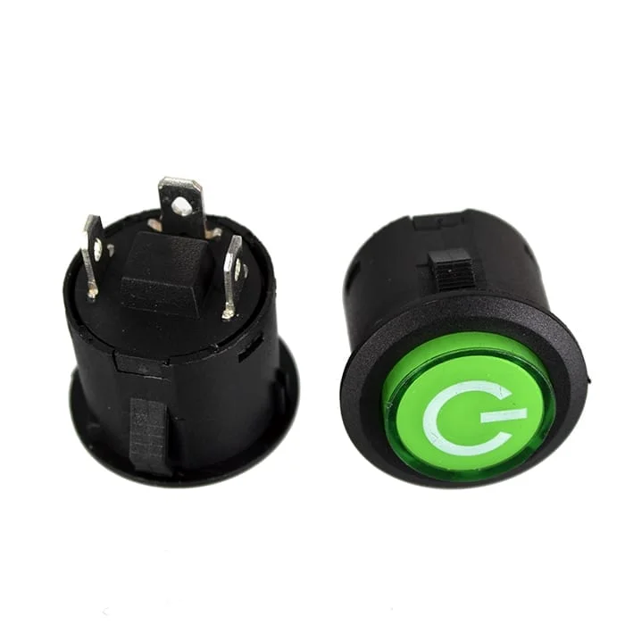 16A 250V Lock-Type Self-Locking Push Button Switch with Light - Image 3