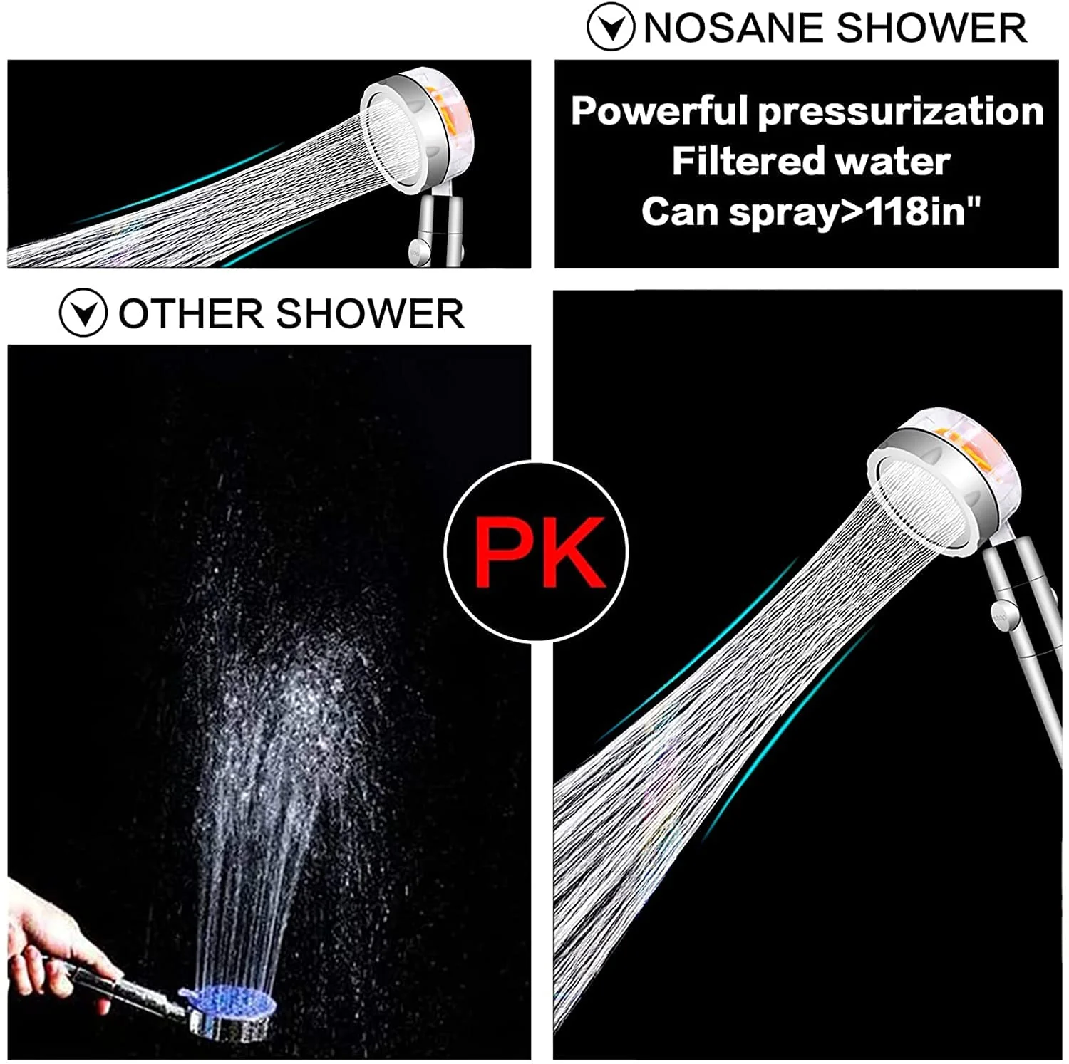 Handheld Shower Head With Fan - Image 4