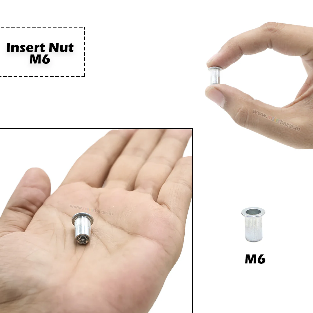 Silver Metal Rivet Insert Nut - Image 7