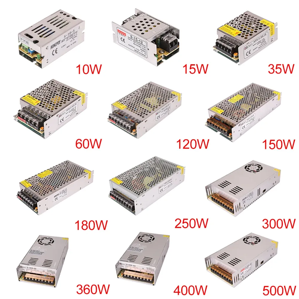 SMPS 5Volt DC Switch Mode Power Supply for LED Strips
