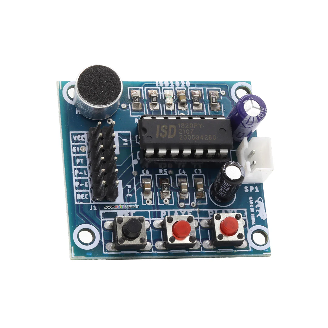 ISD1820 Voice Recorder & Sound Playback Module onboard Microphone & Speaker - Image 9