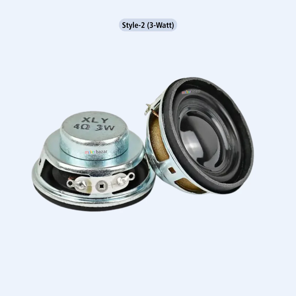 40mm 4-Ohm Speaker Aluminum Shell Internal Magnet 1.6inch - Image 5
