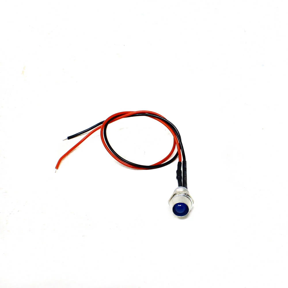 12-18V Spherical LED Metal Indicator Light with Cable - Image 10