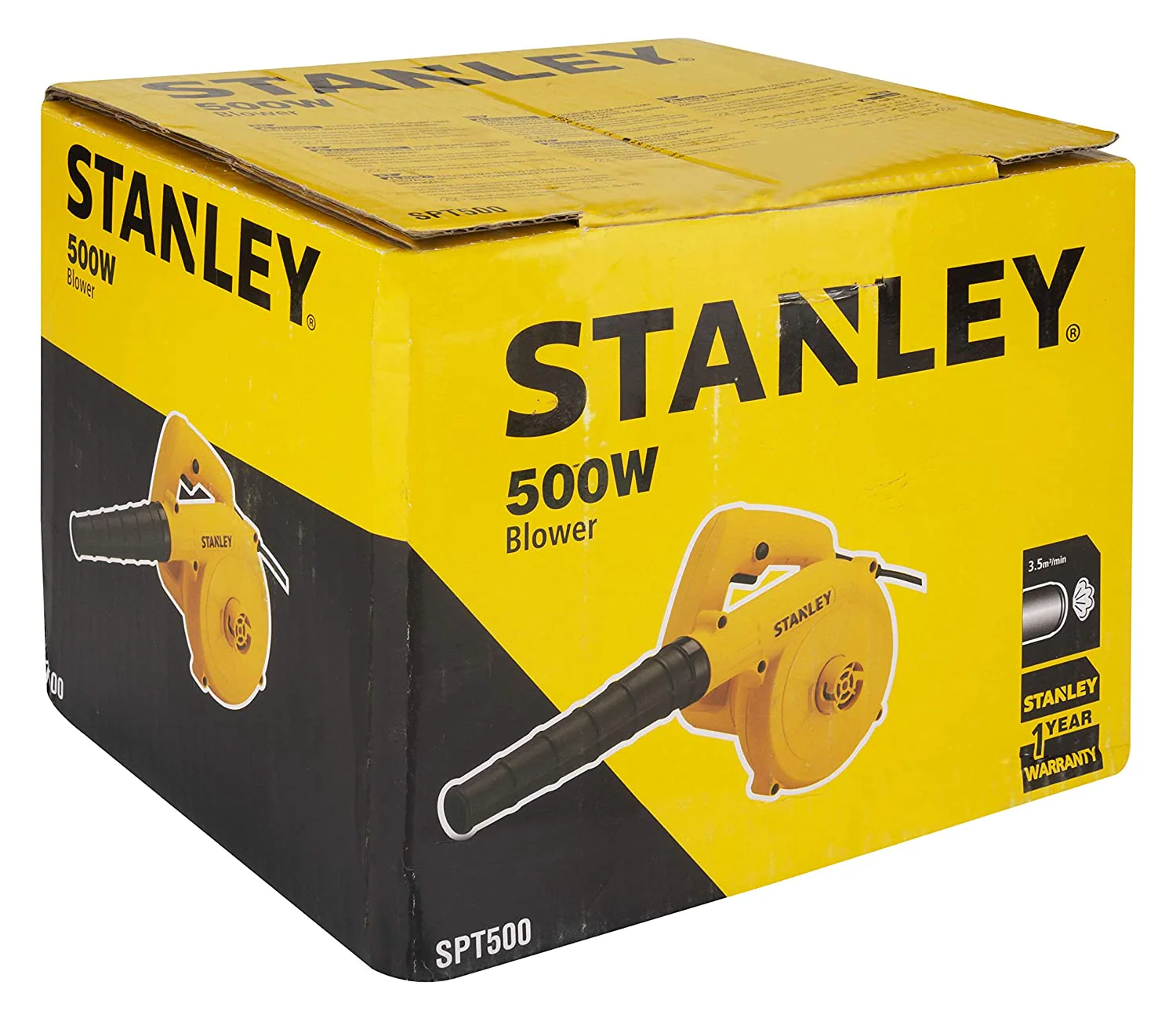 Stanley: 500W Plastic Single Speed Premium Air Blower - Image 8