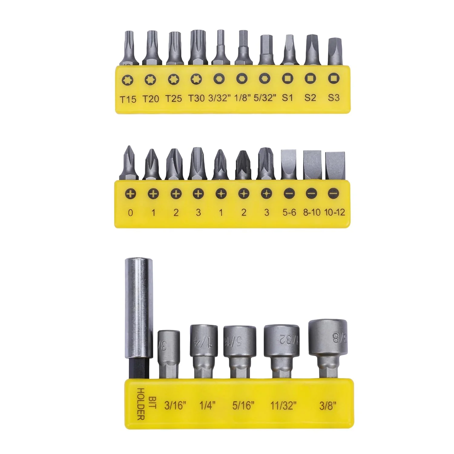 STANLEY 68-071-23 26-Piece Insert-Bit Chrome-Vanadium Screwdriver Set - Image 3