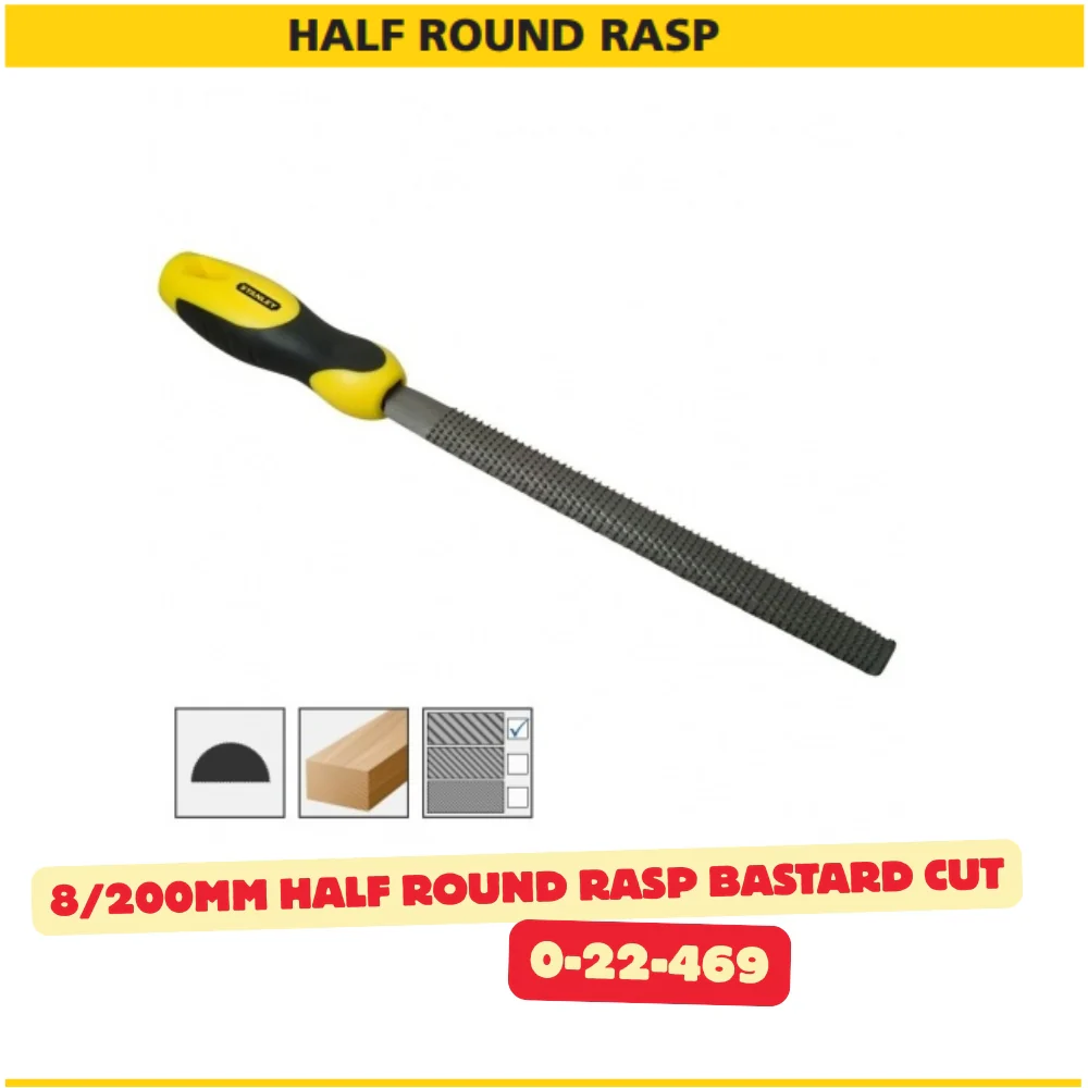 Stanley 8in/200mm Rasp Hand Filing Tool - Image 4