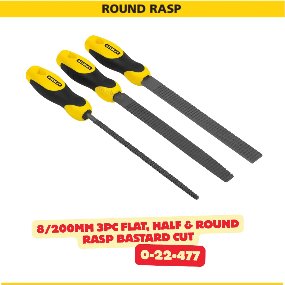 Stanley 8in/200mm Rasp Hand Filing Tool - Image 8