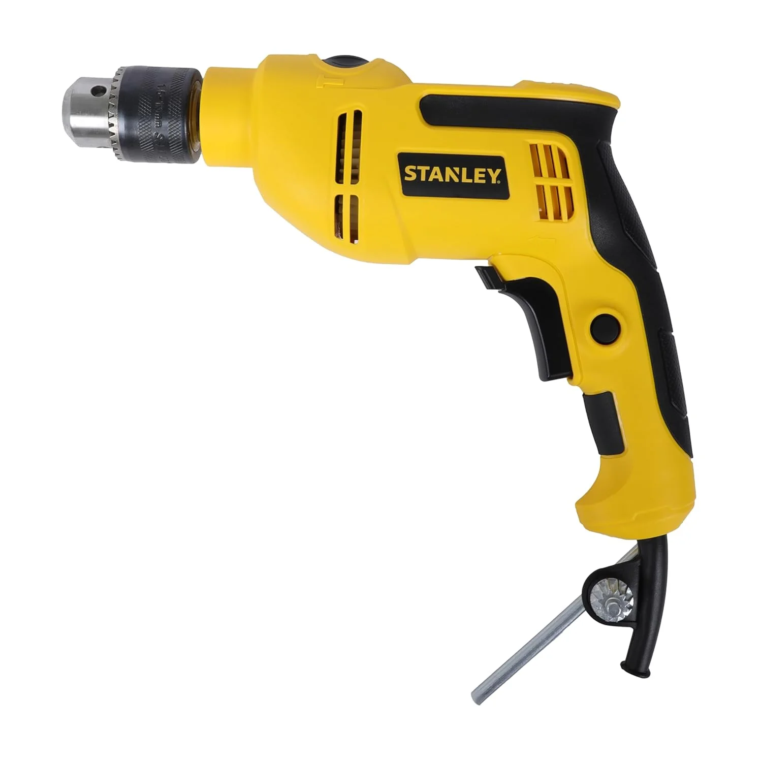 Stanley: SDH550KPA-IN 550W 13mm Corded Single Speed Hammer Drill Machine and Hand Tool Kit (120-Pieces) - Image 5