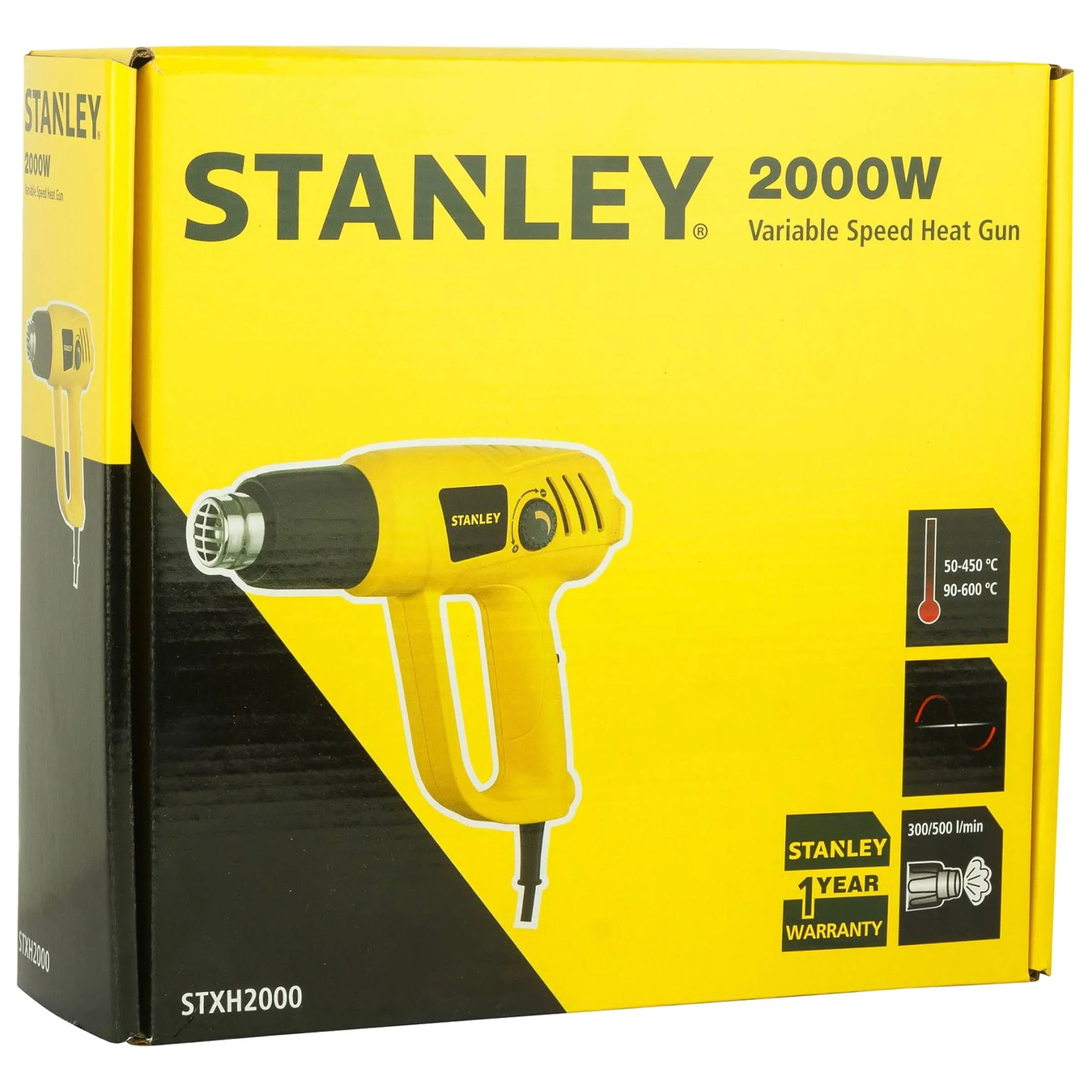 STANLEY STXH2000 2000W Variable Speed Heat Gun - Image 2