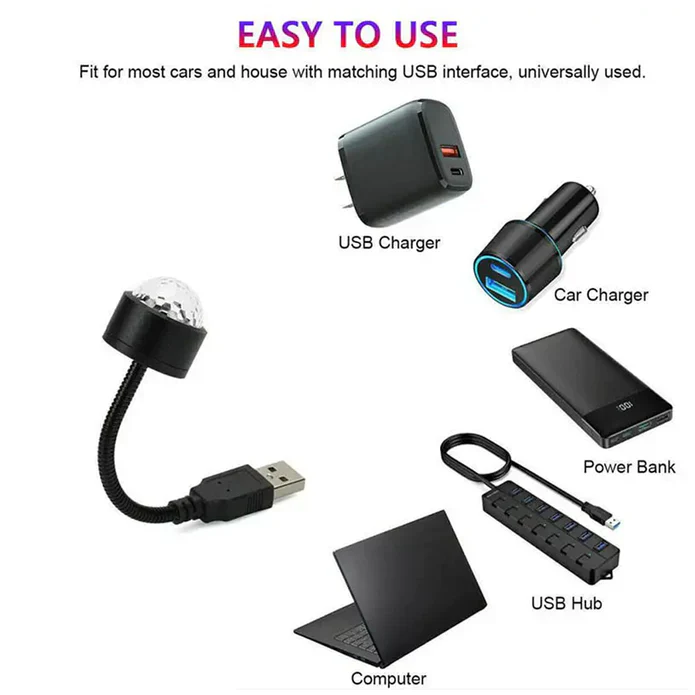 USB Star LED Light Projector - Image 11