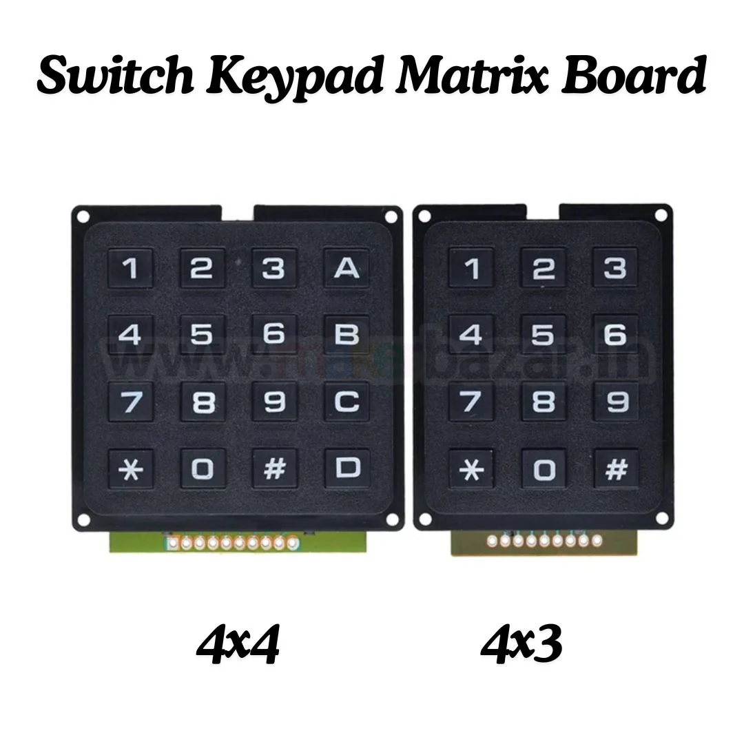 KeyBoard Matrix Button Keypad [Non-Flexible]