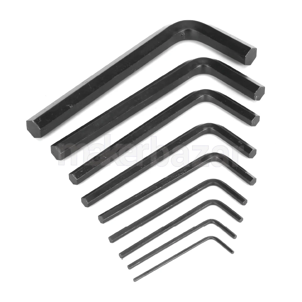 Taparia: KM9V Allen Key Set Black Finish (Pack of 9) - Image 3