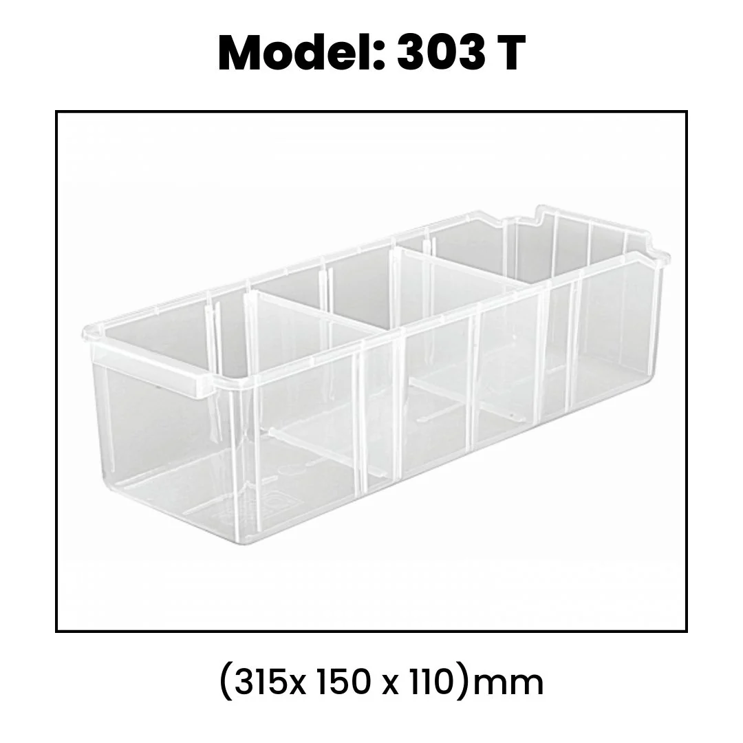 Alkon: Transparent Panda Shelf Bins - Image 4