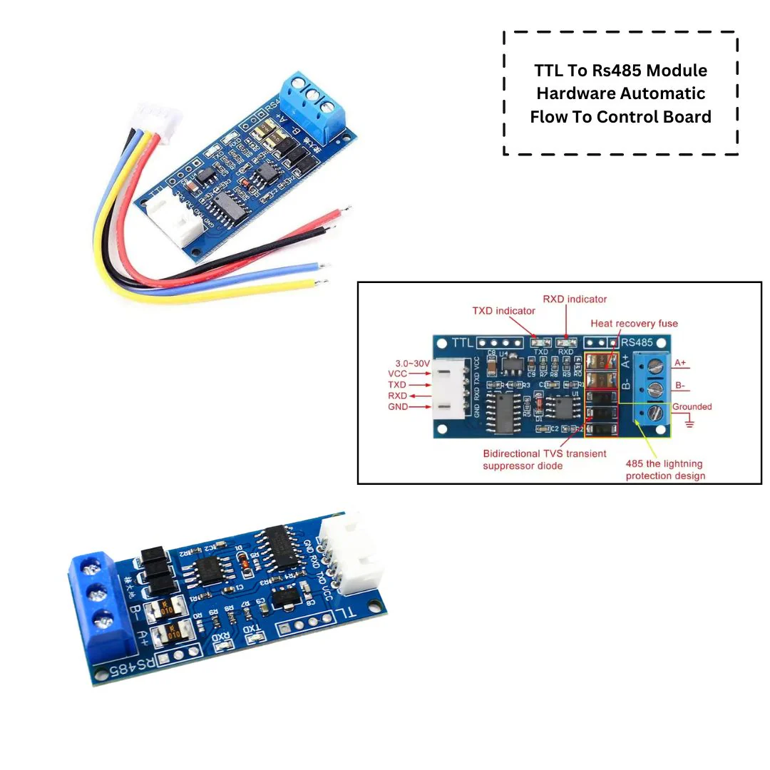 3.3V-5V TTL to RS485 Power Supply Converter Board Hardware Auto Controllers - Image 3